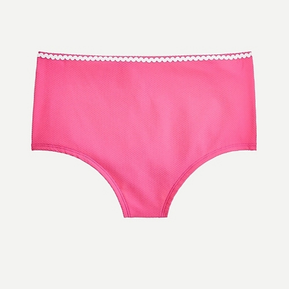 J. Crew High Waisted Barbie Pink Bikini Bottom - Picture 3 of 5